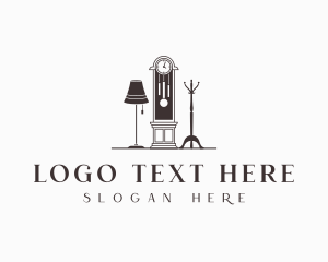 Clock Furniture Decoration logo