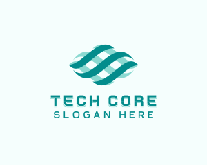 Tech Wave Agency Firm logo design