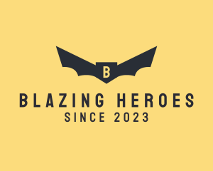  Bat Wings Character logo design