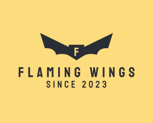  Bat Wings Character logo design
