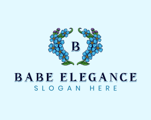 Botanical Floral Flower logo design