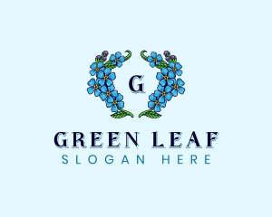 Botanical Floral Flower logo design