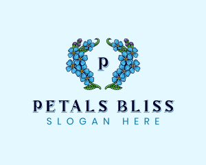 Botanical Floral Flower logo design