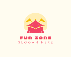 Funfair Entertainment Tent logo design