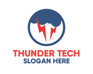 Thunder Storm Circle logo