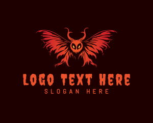 Beast Mothman Creature logo