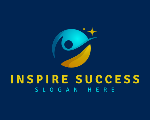 Human Leadership Support logo design