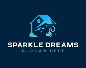 Vacuum Cleaning Sparkling House logo