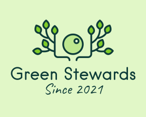 Green Nature Camera logo design