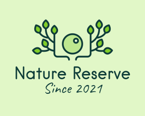 Green Nature Camera logo design