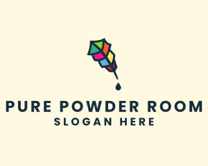 Colorful Quill Pen logo design