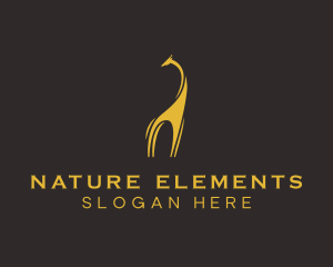 Giraffe Nature Zoo logo design