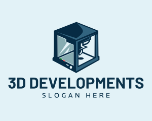 3D Printer Machine logo