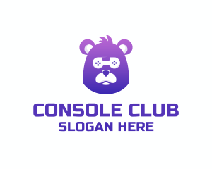 Bear Game Console logo design