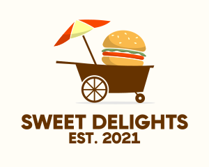 Hamburger Food Cart  logo