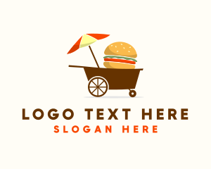 Hamburger Food Cart  logo