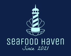 Lighthouse Seafood Buffet  logo design