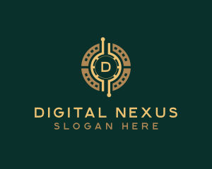 Digital Coin Currency logo design