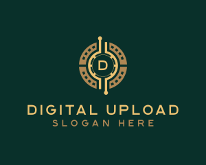 Digital Coin Currency logo design