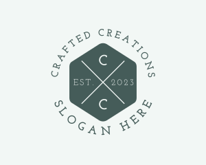 Hexagon Hipster Studio logo design