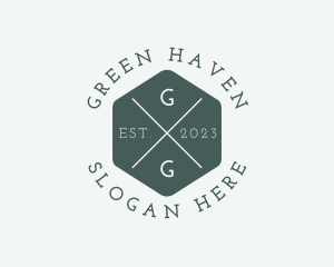 Hexagon Hipster Studio logo design