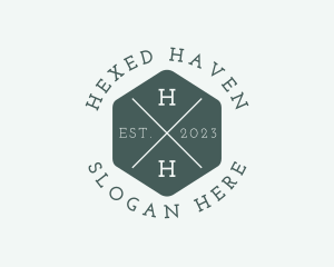 Hexagon Hipster Studio logo design