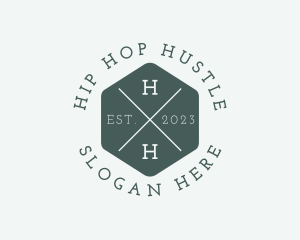 Hexagon Hipster Studio logo design