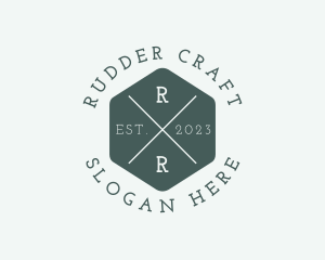 Hexagon Hipster Studio logo design