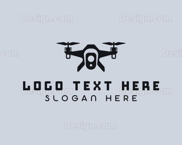 Quadcopter Camera Drone Logo