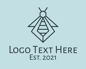 Geometric Insect Icon  logo