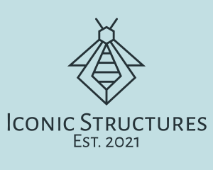 Geometric Insect Icon  logo design