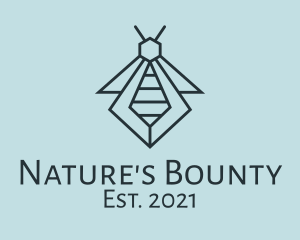 Geometric Insect Icon  logo design