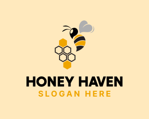 Flying Honey Bee logo