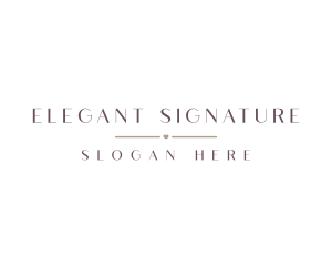 Elegant Business Company logo design