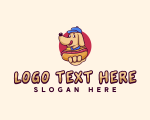 Dog Hotdog Snack logo