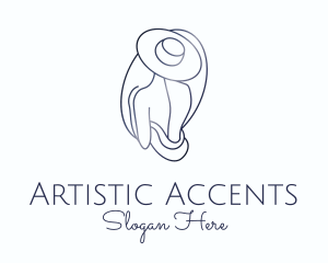 Female Fashion Model logo design