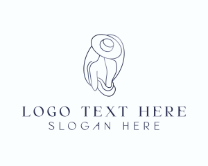 Female Fashion Model Logo