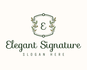 Elegant Beauty Floral logo design