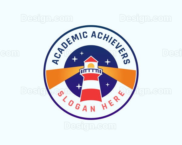 Lighthouse Tower Beacon Logo