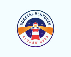 Lighthouse Tower Beacon logo design