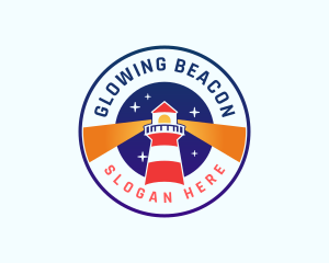 Lighthouse Tower Beacon logo design