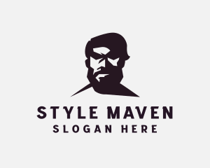 Hipster Man Grooming logo design