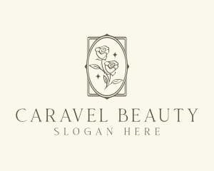 Flower Rose Beauty logo design