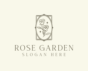 Flower Rose Beauty logo design