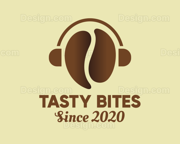 Coffee Bean Headphones Logo