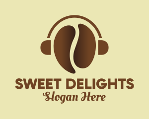 Coffee Bean Headphones Logo