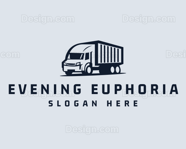 Freight Trucking Transportation Logo