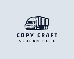 Freight Trucking Transportation Logo