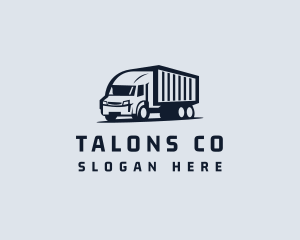 Freight Trucking Transportation Logo