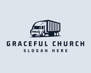 Freight Trucking Transportation logo